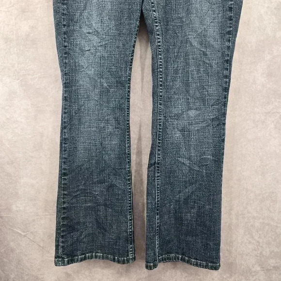 Riders by Lee Mid Rise Boot Cut Blue Jeans Size 8 - Picture 5 of 8